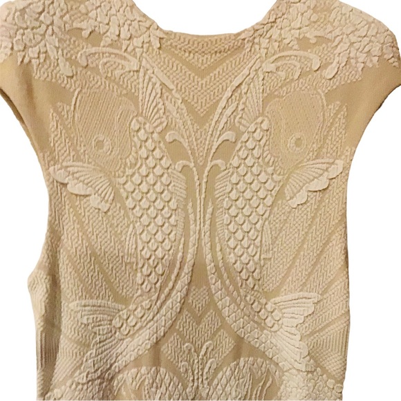 Alexander McQueen -  3D KOI JACQUARD KNIT DRESS - IVORY - S - Picture 3 of 14